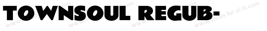Townsoul Regub字体转换